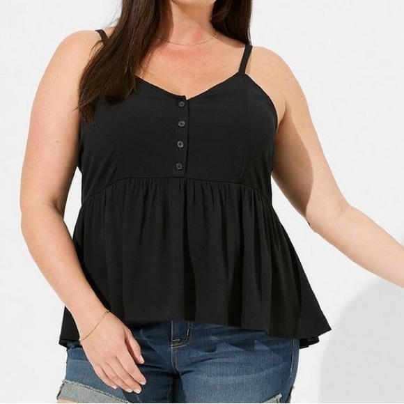 torrid Tops - NWT Torrid Crinkle Gauze Tank Size 6X